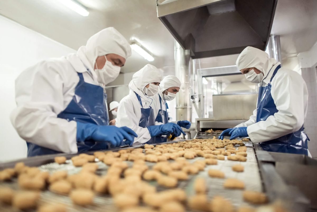 Qualité de l'air dans les environnements de production alimentaire
